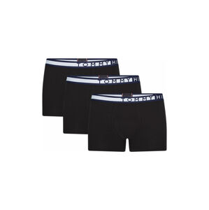 Tommy Hilfiger pánské černé boxerky 3 pack - XXL (0R9)